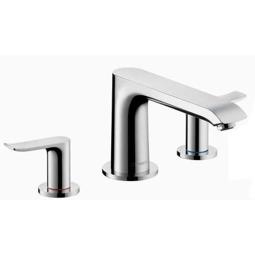 Deck Mounted Roman Tub Faucet Trim with Metal Lever Handles