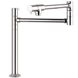 04058000 Talis S Pot Filler Faucet Deck Mounted with Metal Lever Handles in Chrome