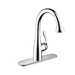 04066000 Allegro E Pull-Down Kitchen Faucet Gourmet with High-Arc Spout, Magnetic Docking and Locking Spray Diverter in Chrome