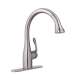 04066860 Allegro E Pull-Down Kitchen Faucet Gourmet with High-Arc Spout, Magnetic Docking and Locking Spray Diverter in Steel Optic