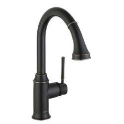 04215920 Talis C Pull-Down Kitchen Faucet with High-Arc Spout, Magnetic Docking, and Locking Spray Diverter in Rubbed Bronze