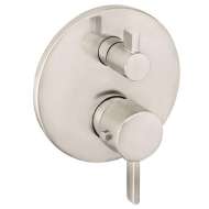 04231820 S Thermostatic Valve Trim with Integrated Diverter and Volume Controls - Less Valve in Brushed Nickel