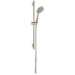 04266820 Raindance S 24in Wall Bar Set with Multi Function Hand Shower and 63in Techniflex Hose in Brushed Nickel