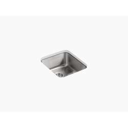 Undertone K-3331-NA 15-3/4in X 17-1/2in X 7-5/8in Medium Squared Under-Mount Single-Bowl Kitchen Sink