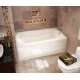 102202-000-001-002 Tenderness 60-in x 36-in Acrylic Alcove Right-Hand Drain Whirlpool Bathtub, White
