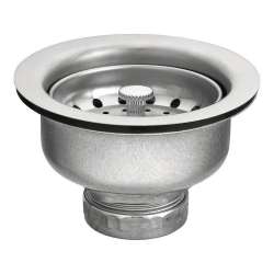 3-1/2in Basket Strainer with Drain Assembly in Satine