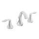 Eva T6420 Double Handle Widespread Bathroom Faucet in Chrome