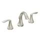 Eva T6420BN Double Handle Widespread Bathroom Faucet in Brushed Nickel
