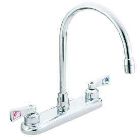 M-DURA 8287 Double Handle Kitchen Faucet in Chrome