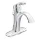 Eva 6400 Single Handle Single Hole Bathroom Faucet in Chrome