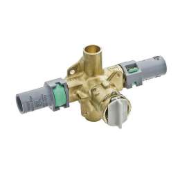 1/2in CPVC Pressure Balancing Rough-In Valve and Pre-Installed Flush Plug