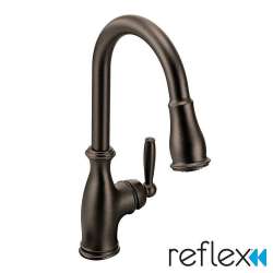 7185-M Brantford Single Handle Kitchen Faucet with Pullout Spray