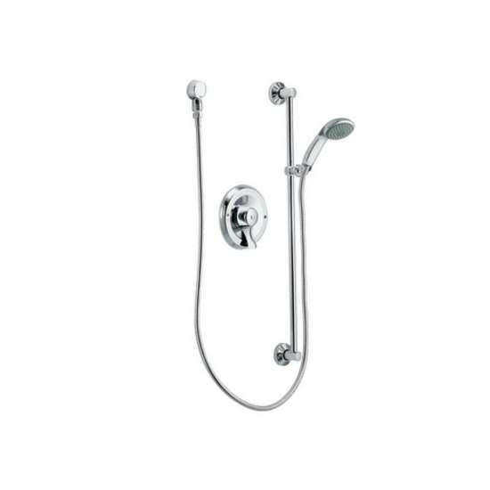 1.5 GPM Single Function Hand Shower and Pressure Balancing Rough-In Valve in Chrome