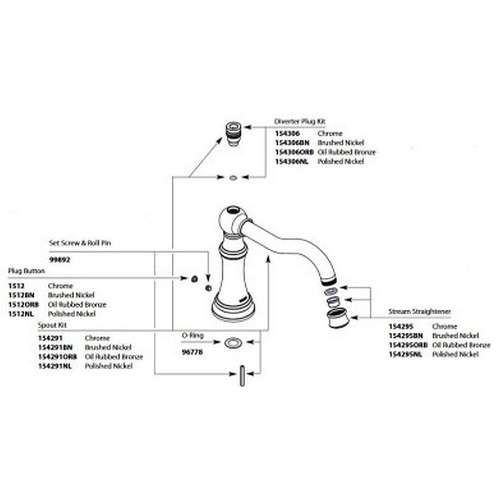 Moen Weymouth 154291M
