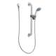 M-DURA 52224GBM17 Single Function Hand Shower Package with Hose and Slide Bar Included in Chrome/Stainless