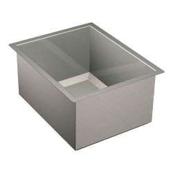 1600 Series 16-In X 20-In 16 Gauge Single Bowl Sink
