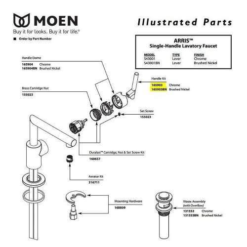 Moen Arris 165903M