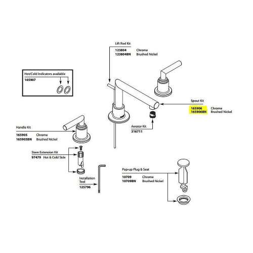 Moen Arris 165906M