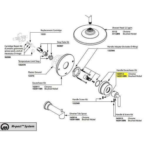 Moen Arris 165912M