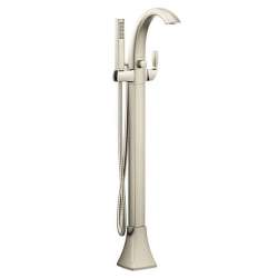 1.75 GPM One-Handle Tub Filler Includes Hand Shower in Brushed Nickel