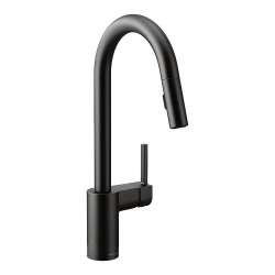 7565-M Align Matte Black One-Handle Pulldown Kitchen Faucet