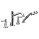 Belfield T9024 Chrome Two-Handle Roman Tub Faucet Includes Hand Shower
