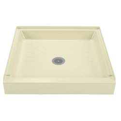 32-in L x 32-in W x 4.5-in H Shower Base in Bone