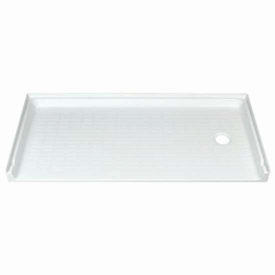 30-in L x 60-in W x 4-in H Shower Base