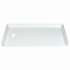 30-in L x 60-in W x 4-in H Shower Base in White