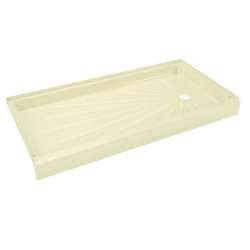30-in L x 60-in W x 5.5-in H Shower Base in Bone