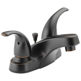 Choice 1.2 GPM 2-Handle Centerset Lavatory Faucet In Oil Rubbed Bronze