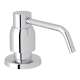 Contemporary Deck Mount Soap Dispenser in Polished Chrome