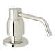 Contemporary Deck Mount Soap Dispenser in Polished Nickel