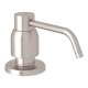 Contemporary Deck Mount Soap Dispenser in Satin Nickel