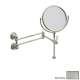 Wall Mounted Mirror in Satin Nickel