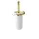 Wall Mounted Toilet Brush Holder in English Gold
