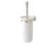 Wall Mounted Toilet Brush Holder in Polished Nickel