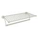 Wall Mount Hotel Style Towel Shelf in Polished Nickel