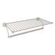 Wall Mount Hotel Style Towel Shelf in Satin Nickel