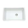 31in Undermount Fireclay Kitchen Sink in White