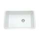 31in Undermount Fireclay Kitchen Sink in White