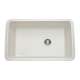 31in Undermount Fireclay Kitchen Sink in Biscuit