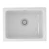 Fireclay Single Bowl Undermount Kitchen/Laundry Sink in White
