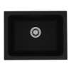 Fireclay Single Bowl Undermount Kitchen/Laundry Sink in Matte Black