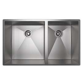 Forze RSS3118SB Double Bowl Kitchen Sink in Brushed Stainless Steel