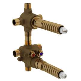 1/2-inch Shared Thermostatic Shower with Diverter