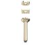 1505/6STN 7-in Ceiling Mount Shower Arm, Satin Nickel