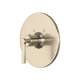A4214LMSTN Lombardia Thermostatic Trim Plate without Volume Control with Metal Lever Handle, Satin Nickel