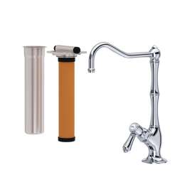 AKIT1435LMAPC-2 Acqui Column Spout Filter Faucet with Metal Lever Handle