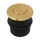 AS425IB Air Activated Switch Button Only for Waste Disposal, Italian Brass